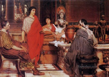 Catullus at Lesbias Romantic Sir Lawrence Alma Tadema Oil Paintings